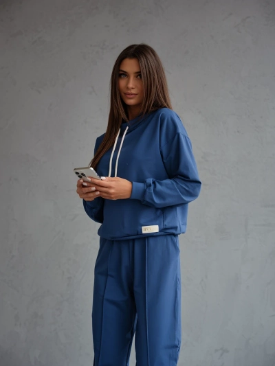Royalfashion Ženski bombažni ohlapni komplet