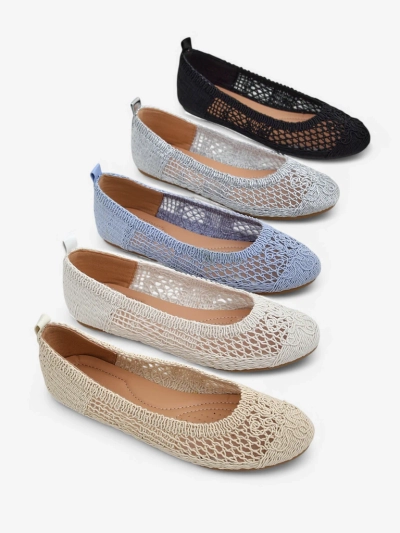 Royalfashion Ženske perforirane balerinke Annete