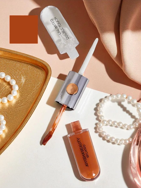 Šminka in prozoren lip gloss 2-v-1 Coral Crush