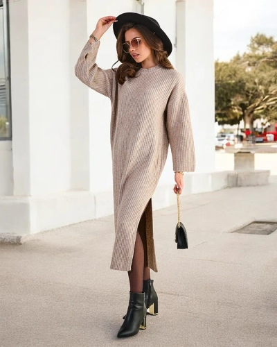 Royalfashion Duga haljina džemper za žene