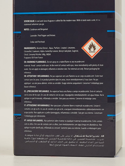 Navdihnjen eau de parfum za moške Severe Blue