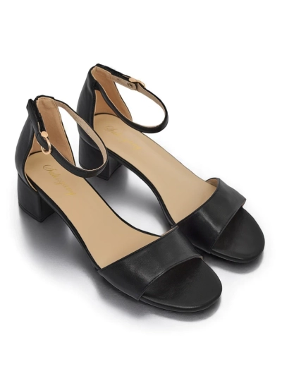 Royalfashion Sandalias de tacón bajo SoftHeels para mujer
