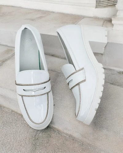 Royalfashion Ženske lakirane mokasinke Befies