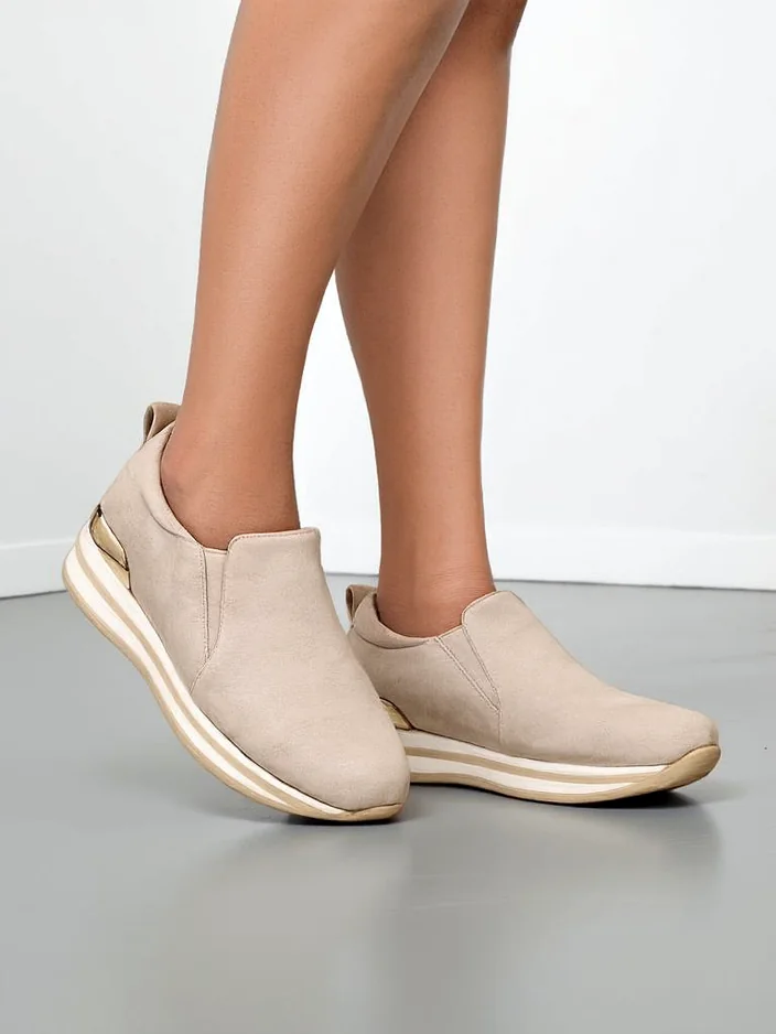 Royalfashion Ženski loafers iz ekološke suede Rabbite