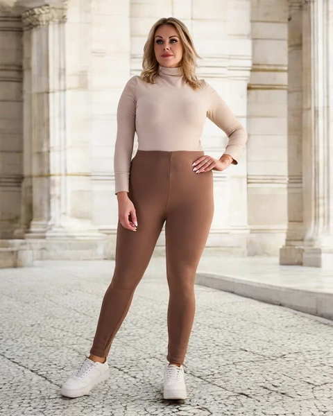 Royalfashion Ženske izolirane hlače tregings PLUS SIZE