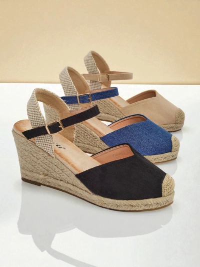 Royalfashion Ženski sandali z wedge peto Solara Espadrilles