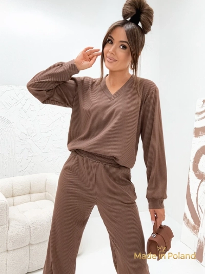 Bombažen ženski pleten komplet Shadow Line