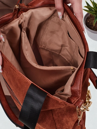 Ženska torbica shopper eko semiš Twilight Life