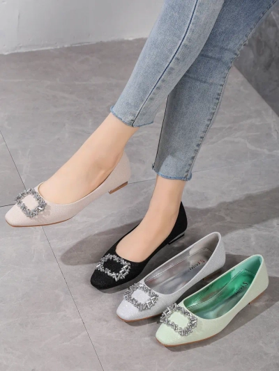 Royalfashion Ženski baletni čevlji z bleščicami Ofenale