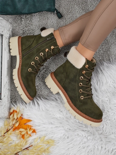 Ženski gležnarji s krznom Tessara