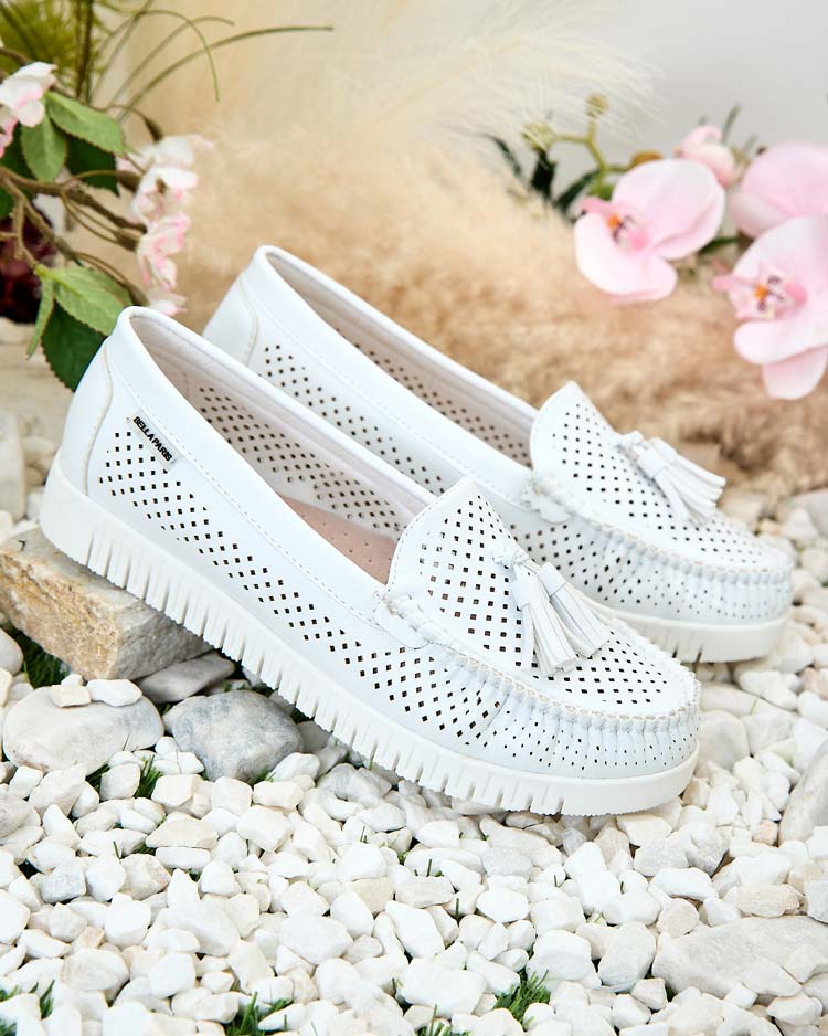 Royalfashion Ženski ažurasti mokasini Molaffa