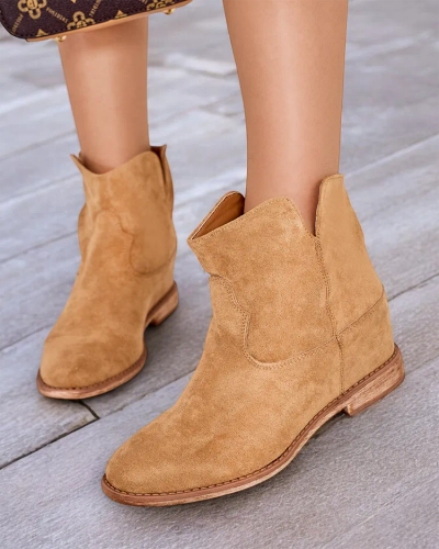 Royalfashion Ċriena karabinjeri fil-stil tal-cowboy fuq il-wedge mħassar Blueston