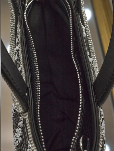 Majhna ženska torbica s cirkoni Sparkle Queen