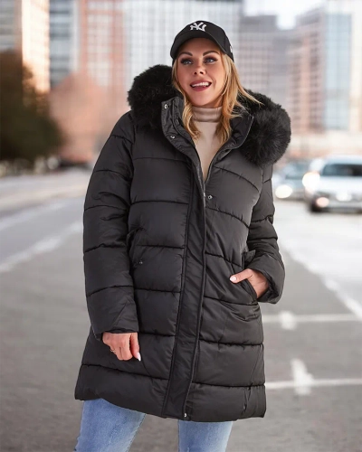 Royalfashion Ženska prešita zimska jakna