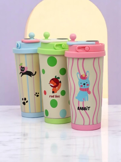 Royalfashion Termovka s odprtino in senzorjem temperature Cute Animals