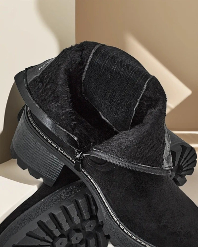 Royalfashion Eco-suede ženski čizmi na postu od Segiag