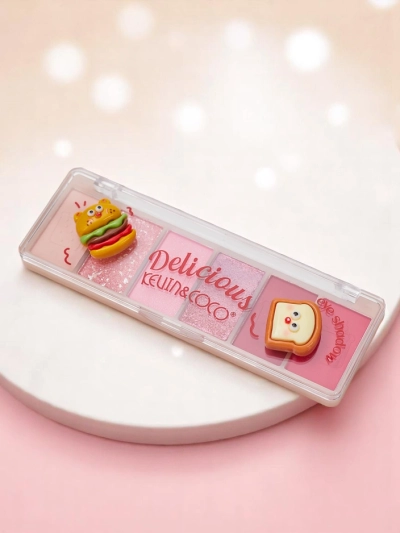 Kevin&Coco Paleta 6 senčil za oči s sijajem Delicious