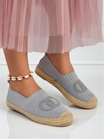 Ženske espadrile Callista Verde – semiš, ravna peta, zelene