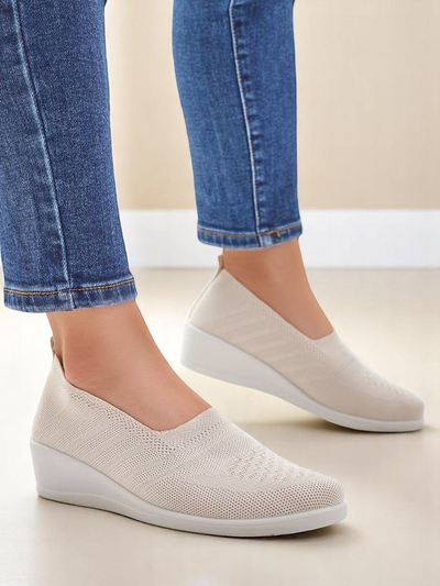 Royalfashion Ženske loaferice na nizkem wedges Epoles