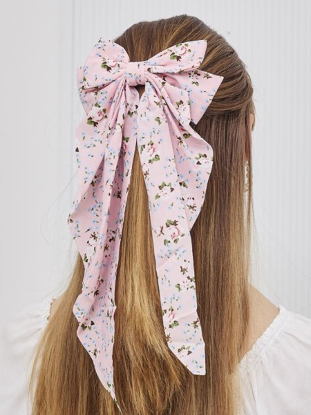 Royalfashion lasni sponki - pentlja s cvetovi Florinae