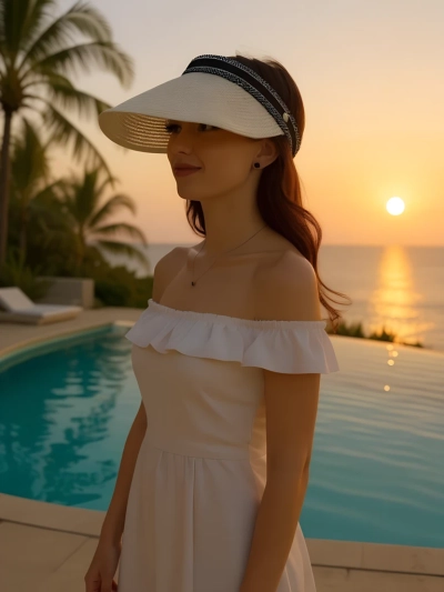 Royalfashion Sunny Weave Sončna Vizirka