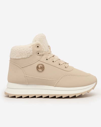 Royalfashion Ženski izolirani športni čevlji v bež barvi Cerrto