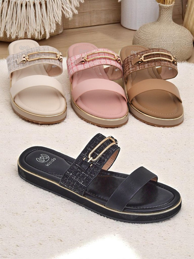 Royalfashion Ženske natikače z ravnim podplatom Mamma