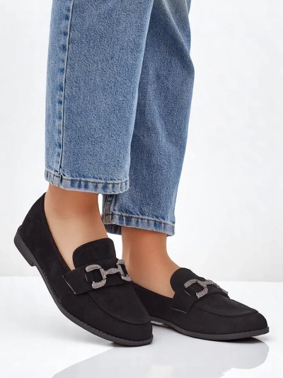 Royalfashion Elegantne ženske čevlje z okrasjem iz cirkonov Zante