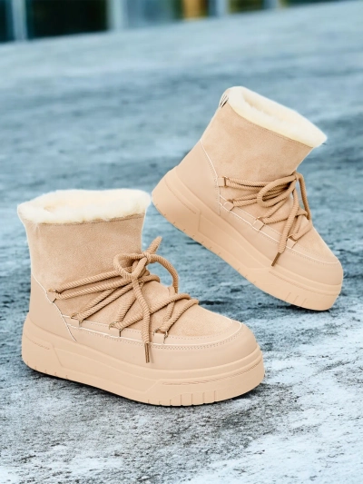 Royalfashion Ženske vezane čizme za snijeg Moniuc