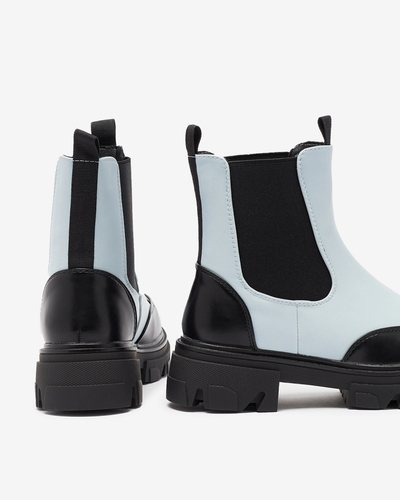 Royalfashion Modri ženski škornji Userrus