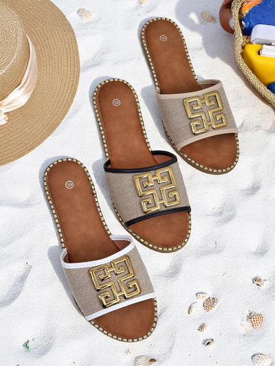 Royalfashion ženske natikače z ravnim podplatom Rorole