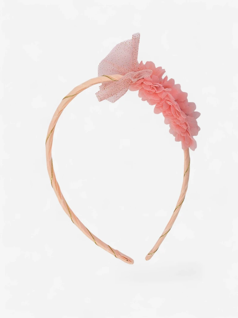 Royalfashion Otroška naglavna obroba za lase s cvetjem