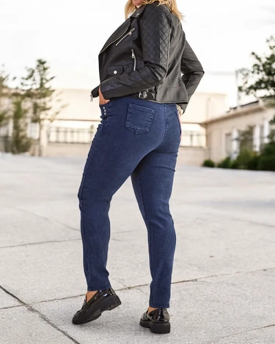 Royalfashion Ženske treggings hlače velikih velikosti