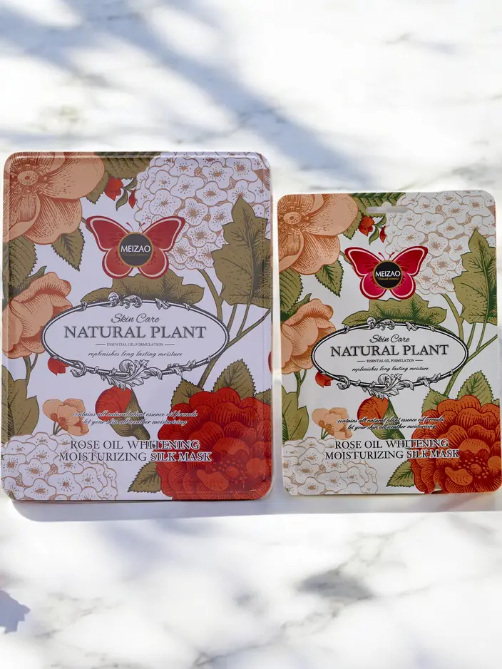 Naravna rastlina - Komplet seruma s ceramidi in maske z rožo 6g+36g x 10kos