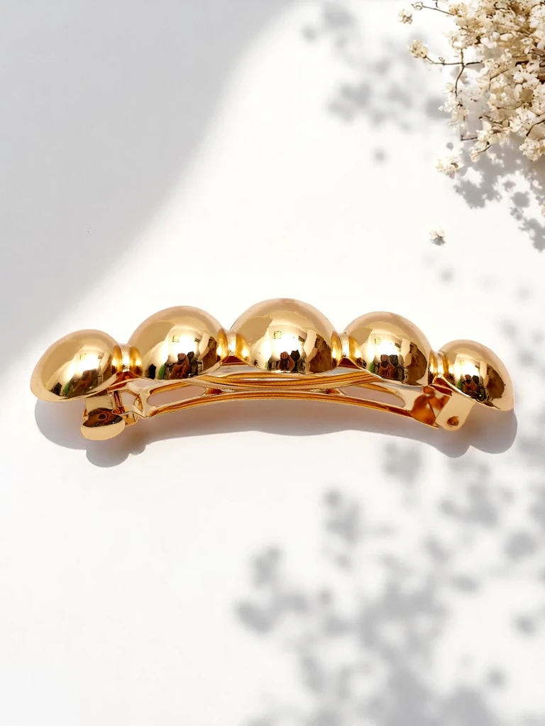 Royalfashion Lasnica za lase z biserčki – kljuka