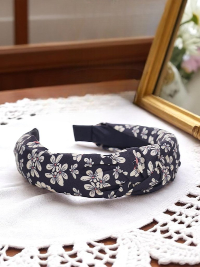 Royalfashion Naglavni trak s pletenim cvetličnim vzorcem Florinda