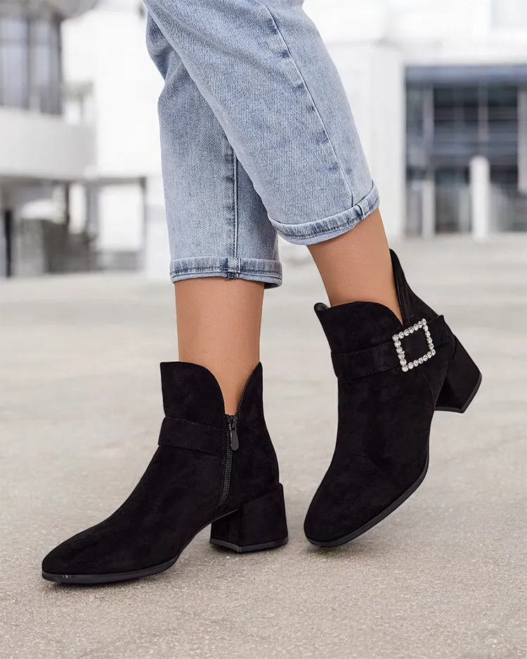 Royalfashion Ženske čizme s niskom petom Vetti