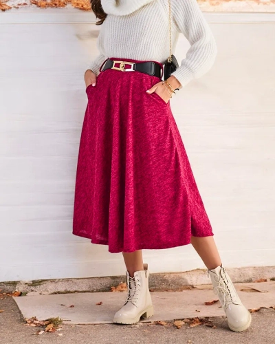 Royalfashion Ženski midi suknja