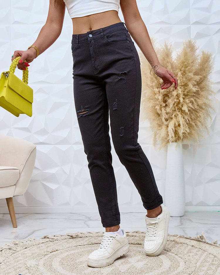 Royalfashion Ženske hlače mom jeans