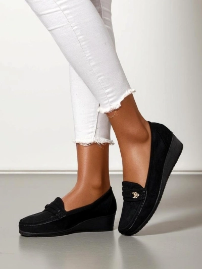 Royalfashion Ženski mokasini na nizki peti Polefle