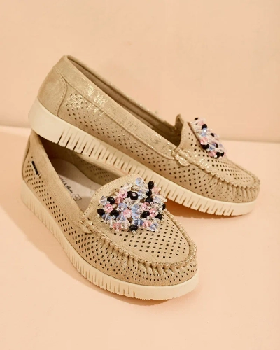 Royalfashion Women's beaded openwork mokasini Namis