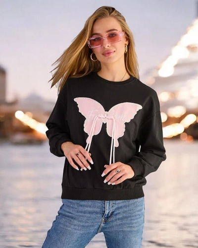 Royalfashion Ženska bombažna majica s tankim potiskom