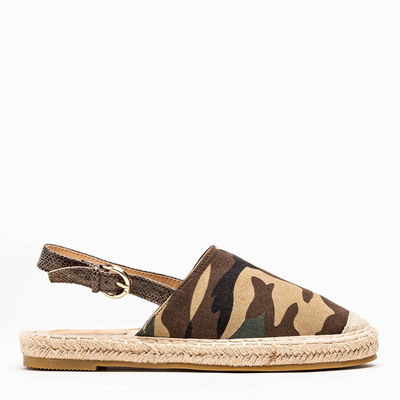 Royalfashion Espadryle z odkrytą piętą w moro Daisy