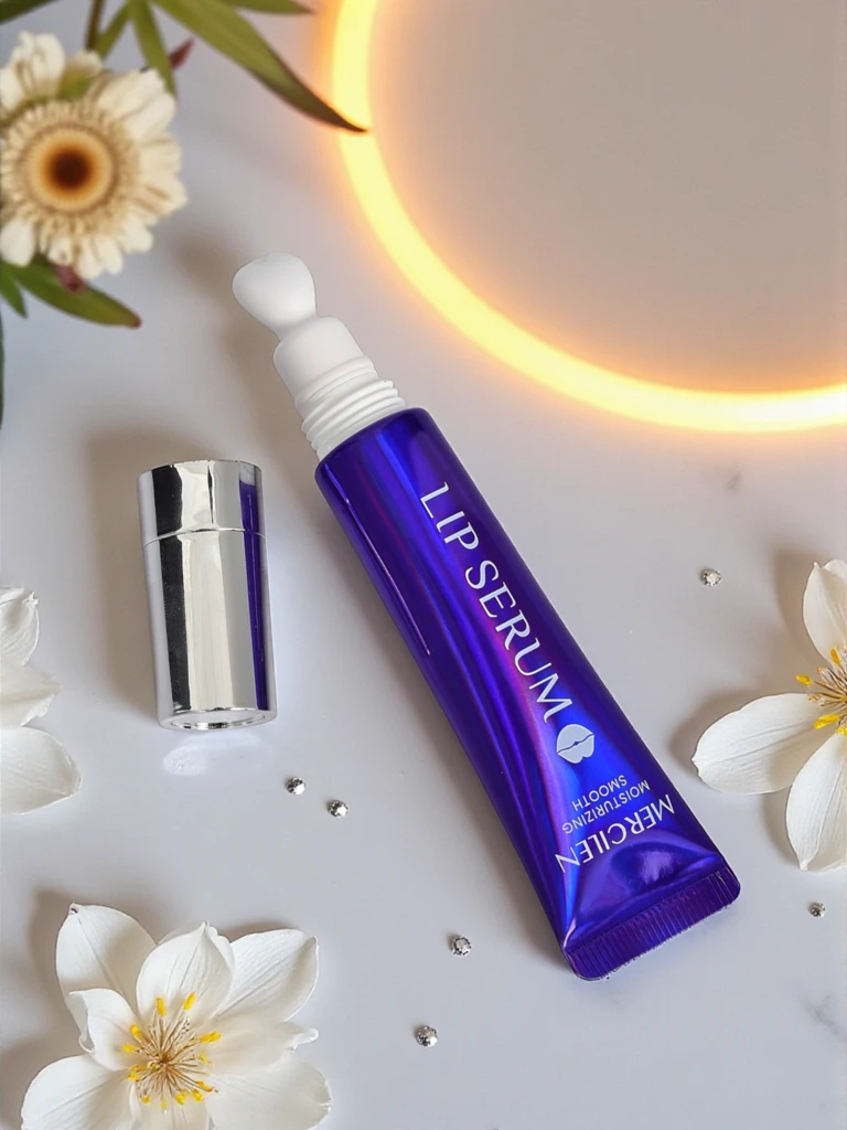 Mercilen Aurora – Serum za ustnice z oljem Helianthus Nuvis, izjemna vlažnost