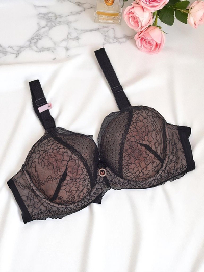 Royalfashion Ženski push-up nedrček z čipko Coco Lift