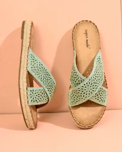 Royalfashion Ženske japonke Tivona z ravnim podplatom