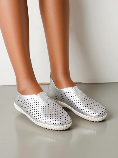 Royalfashion Ženski perforirani mokasini Gofielle