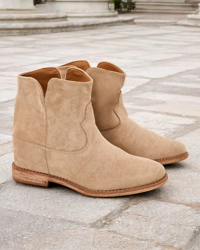 Royalfashion Čizme u kauboj stilu na prekrivenoj platformi Blueston