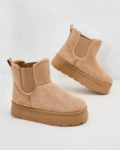 Royalfashion Ženski kratki škornji Nomas a'la snow boots