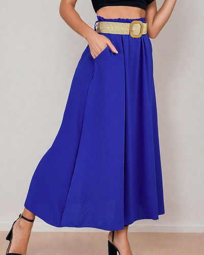 Royalfashion Žensko midi krilo s pasom